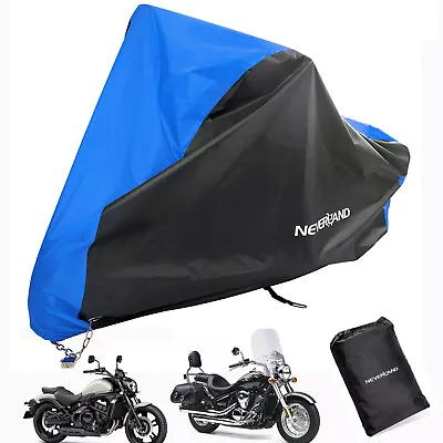 Motorcycle Cover Waterproof Heavy Duty For Kawasaki Vulcan 900 2000 Classic LT • $26.59