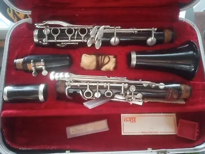 Vintage  1956 Buescher Carl Fisher Clarinet Artist Model 352641 W Case. • $137.05