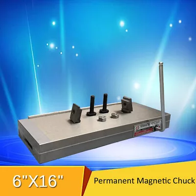 Permanent Magnetic Chuck Fine Pole Workholding For Grinding Machine With Handle • $179