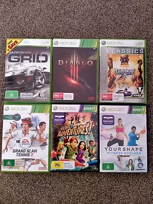 Bulk Lot - 6 Xbox 360 Games - Free Postage  • $35