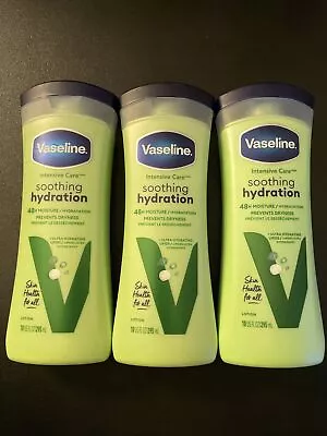 3x Vaseline Intensive Care Soothing Hydration  Body Lotion 10 Oz Ea New • $19.99