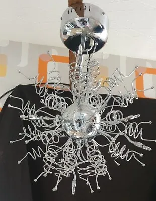 £44.99 • Buy Chrome Sputnik Spiral Swirl Ceiling Light