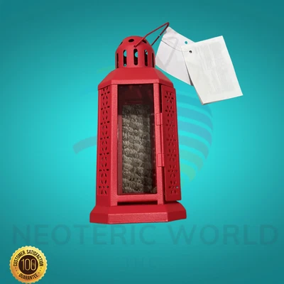 $12.80 • Buy ENRUM Lantern For Tealight, Indoor/outdoor Red NEW FREE SHIPPING