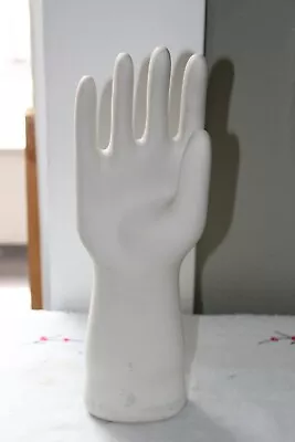 Vintage Porcelain Hand Glove Mold Display Size 9 Is 14” Tall Right Large Trenton • $99.99