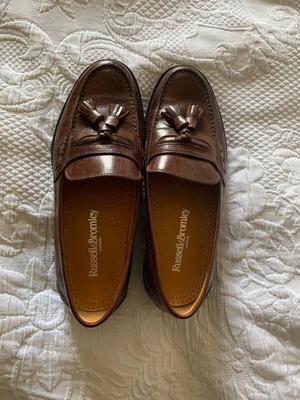£59.99 • Buy Russell And Bromley Men's Brown Keeble Tassel Loafers 41.5/7.5