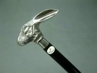 Rabbit Handle Head Cane Vintage Antique Walking Stick Cane Gift For Mother/fathe • $30.34