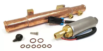 Electric Fuel Pump & Cooler Kit For Mallory 9-35433 935433 Inboard Boat Engine • $149.99