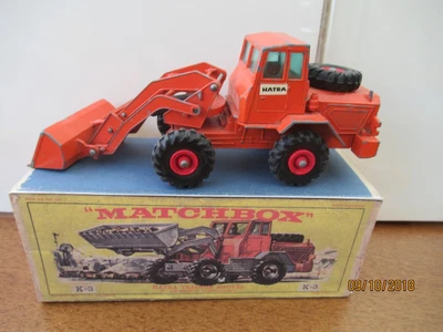 £12 • Buy Matchbox King Size No K3 Hatra Tractor Shovel In Repro Box.   [2]