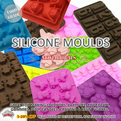 $3 • Buy SILICONE MOULD Chocolate Ice Lollipop Crayon Candle Resin Lego Unicorn Dinosaur