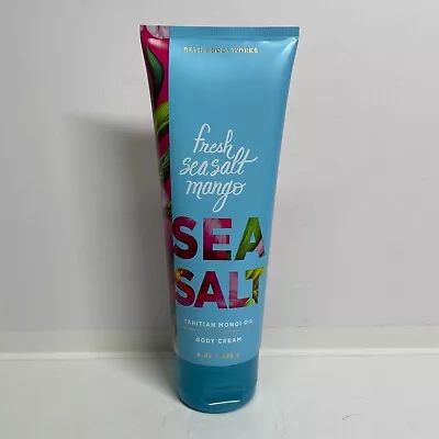 Bath & Body Works Fresh Sea Salt Mango Body Cream 8 Oz Tahitian Monoi Oil • $40