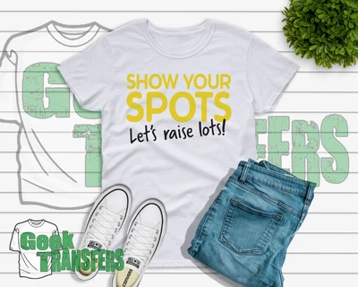 £16.99 • Buy Children In Need - Show Your Spots  - Charity T-shirt - Lets Raise Lots 