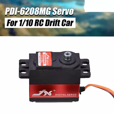 25T High Speed 1/10 RC Car JX PDI-6208MG Digital Servo 8KG 0.07 Sec Metal Gear • $25.91