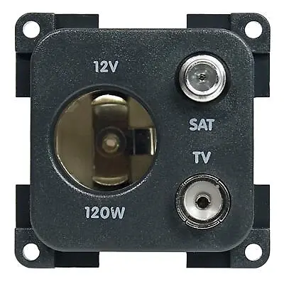 Cbe 12v/120w Auto Tv & Satellite Coax Socket Plug Caravan Campervan Motorhome • £14.70