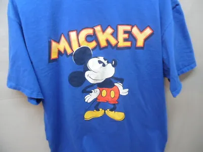 Men's Vintage Velva Sheen Mickey  Mouse Full Print  T-shirt XL (j507) • $16