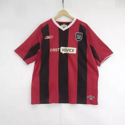 Vintage Manchester City Reebok Official Away Shirt 2003 2004 Size XL Football • £36