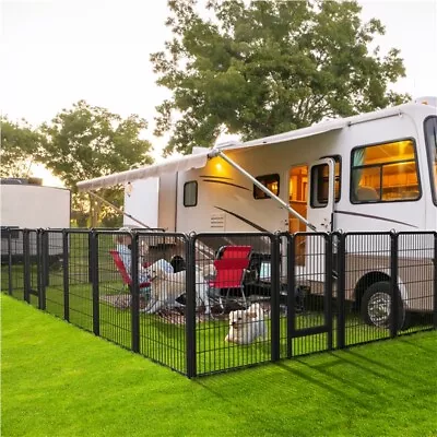 Metal Dog Playpen Foldable Pet Fence Exercise Pen For Puppy/Rabbit/Small Animal • $62.99