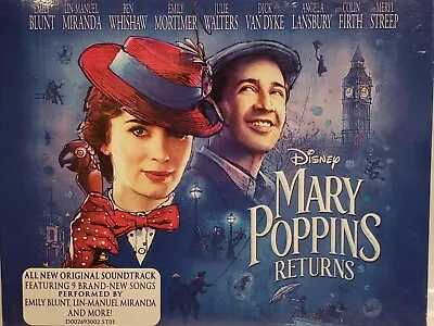 Walt Disney 2018 MARY POPPINS RETURNS CD Motion Picture Soundtrack NEW SEALED • $11.98