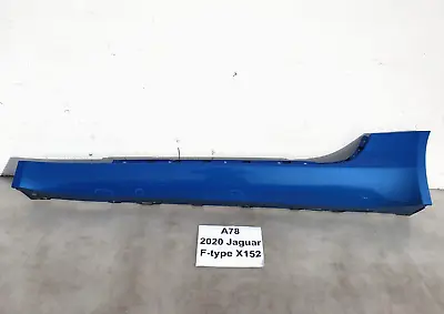 ✅14-21 OEM Jaguar F-Type X152 Left Driver Skirt Rocker Panel Molding Blue 1BJ • $275.23