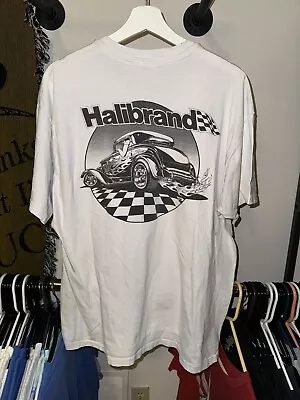 Vintage Single Stitch Halibrand Shirt Race Car Shirt Size XL • $20