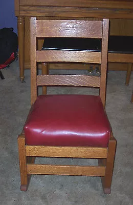 Quartersawn Oak Stickley Rocker / Rocking Chair  (R100) • $599