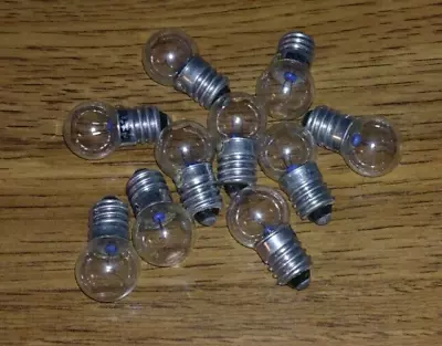 GE 502 Miniature Lamps NOS Light Bulbs 5.1V .15A For 6V Hand Lantern 10 Pieces • $9.88