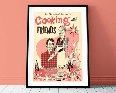 $22.95 • Buy Hannibal Cookbook Poster Art Print, Poster Wall Art Decor No Frame