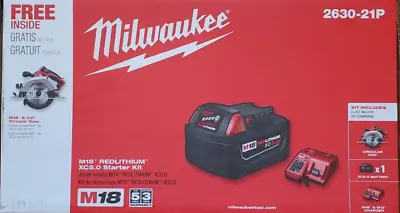 Milwaukee 2630-21P  Circular Saw Kit  Includes 2630-20 & 48-11-1850 Battery NEW • $169.99