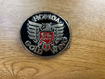 Vintage Honda GL1200 Gold Wing Belt Buckle • $16