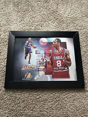 Kobe Bryant And Michael Jordan 18x14 Framed Holographic Poster • $15