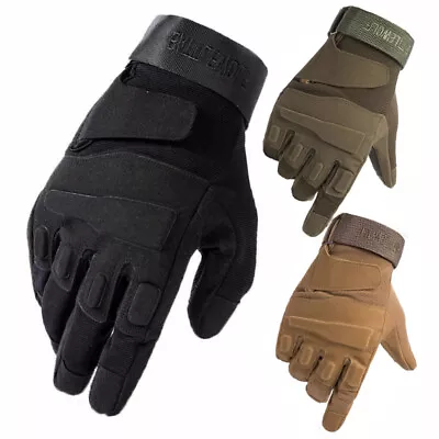 Tactical Motorcycle Full Finger Gloves Motocross Biker Racing Protective Gear • $13.99
