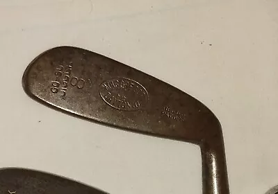 Antique Vintage MACGREGOR Hickory Shaft Golf Club Jigger 8 Length 37 1/2 7/10 • $40