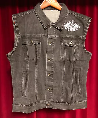 Suicide Silence Cult Denim Vest Punk Skateboard Surf Size L • $50