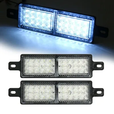 2x White 30 LED Front Indicator Park Lights TJM Bullbar Marker Lamp ARB Bar 12V • $34.06