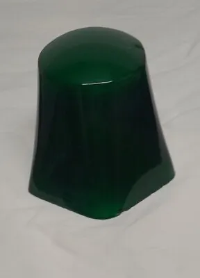 VINTAGE RARE VIANNE FRENCH CASED GLASS GREEN LAMP SHADE Price Reduced Small Chip • $15