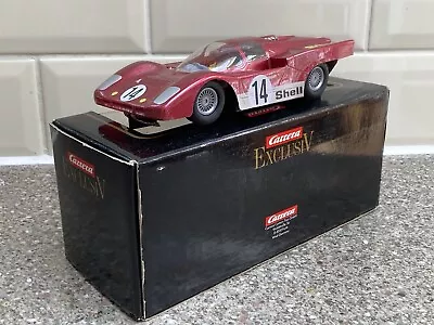 Vintage 1989 Slot Car Carrera Exclusiv Ferrari 512 S Nr.14 Art. 20404 1.24 Scale • £45