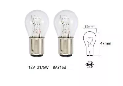 P21 12v 5w 21w/5w Tail Brake Light Bulb For Moped Scooter ATV Quad Go Kart Dirt • $2.71