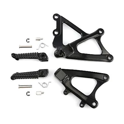Front Driver Footrest Footpeg Pegs Bracket Fit For Yamaha YZF R1 2009-2014 Black • $31.99