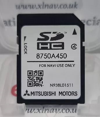 Original Mitsubishi MMCS SD Card E-11 E-12 W-13 Map SAT NAV EU UK 8750A450 • $31.57