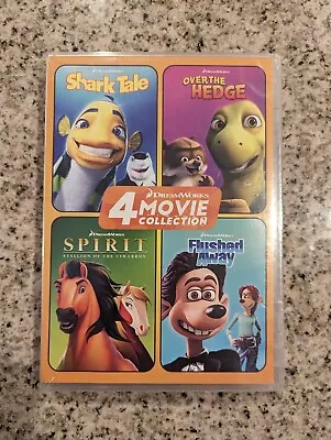 DreamWorks 4 Movie Collection: Shark Tale  Over The Hedge  Spirit  -New • $9.25