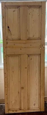 £20 • Buy Reclaimed 4 Panel Victorian Internal Pine Door 5 1750x660mm, 34mm Thick (SW2)