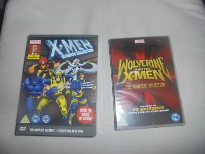 Marvel X-Men Ultimate Collection (12 DVD's) & Wolverine And The X-Men (4 DVD's) • £40