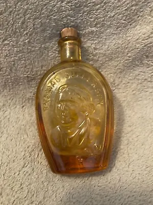 $7.99 • Buy Vtg Wheaton Glass Amber Yellow Mini Bottle President Thomas Jefferson 3 1/4  