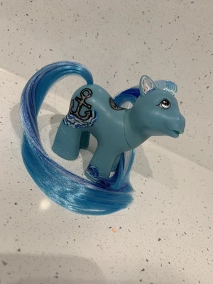 £25 • Buy Customised Vintage G1 My Little Pony Baby Brother Nautical Anchor OOAK Custom