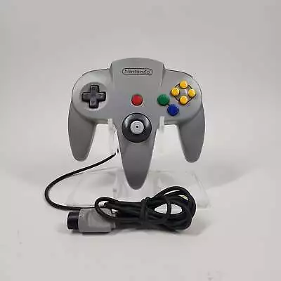 Nintendo 64 N64 Original Wired Controller Gray • $19.99