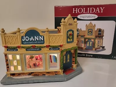 Holiday Inspirations Joann Fabrics Store Christmas Village Building 2011 House  • £51.11