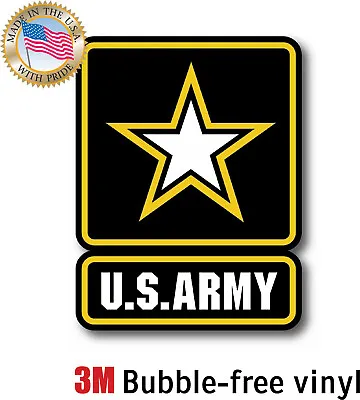 Us Army United States Military Decal Sticker 3m Usa Truck Vehicle Window Wall • $1.85