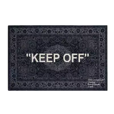 Virgil Abloh X IKEA  KEEP OFF  Rug 200x300 CM Grey White (Pre-loved) • $2499.99