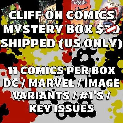 MYSTERY Comic Book Box 10 Books Per Box! Marvel DC IMAGE - Various Publishers • $25