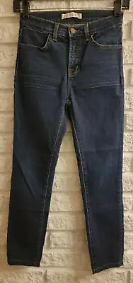 J Brand Womens Blue Jeans Size 24 Capri Has Defect See Pics • $15.20