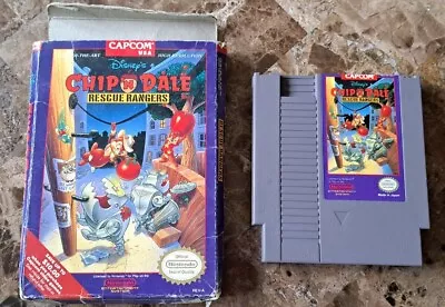 Chip ‘N Dale: Rescue Rangers (NES 1990): Box & Game Only - Working - Nintendo • $49.99